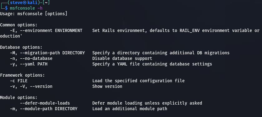 msfconsole-h